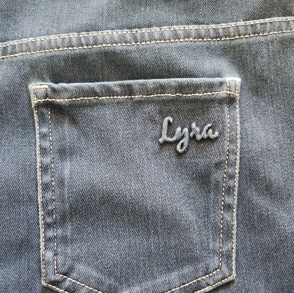 Lyra Women's Blue Jeggings - Picture 3 of 8